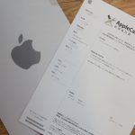 AppleCareの修理報告書