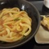 讃岐うどん "はやし" の釜玉山と鶏天