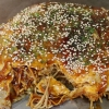 お好み焼き "はなまる" の肉玉そば(広島市中区光南)