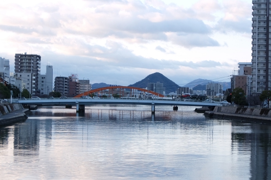 中島神崎橋から南をみる