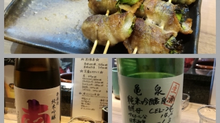 3月５日に"頂"で頂いた焼き物と日本酒