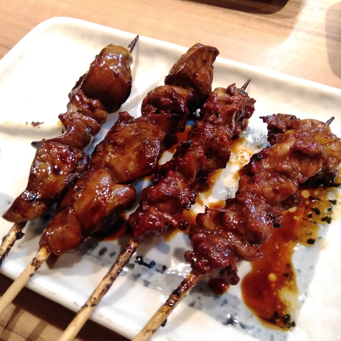 今週も”頂”で焼き鳥とビールを頂く おじさんはのんびりと＋＋