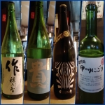 12月7、8日に頂いた日本酒たち