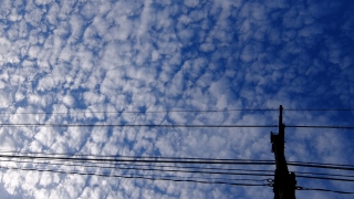 8月12日出勤途中の空