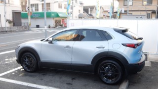 洗車してキレイになったCX-30さん