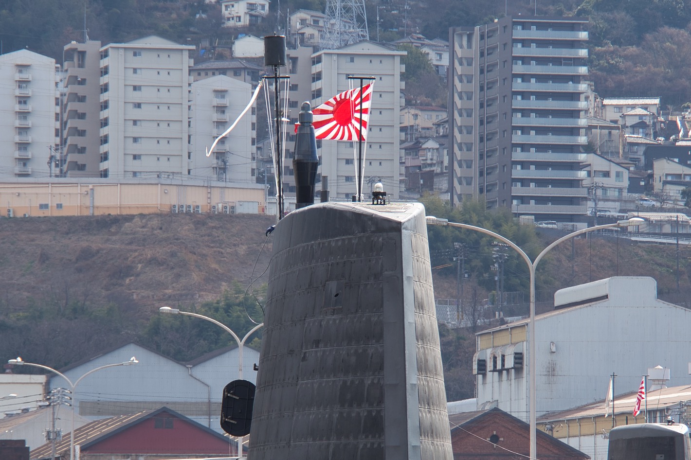 そうりゅう型潜水艦の非貫通式潜望鏡