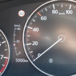 CX-30さん、オドメーターが5,000km