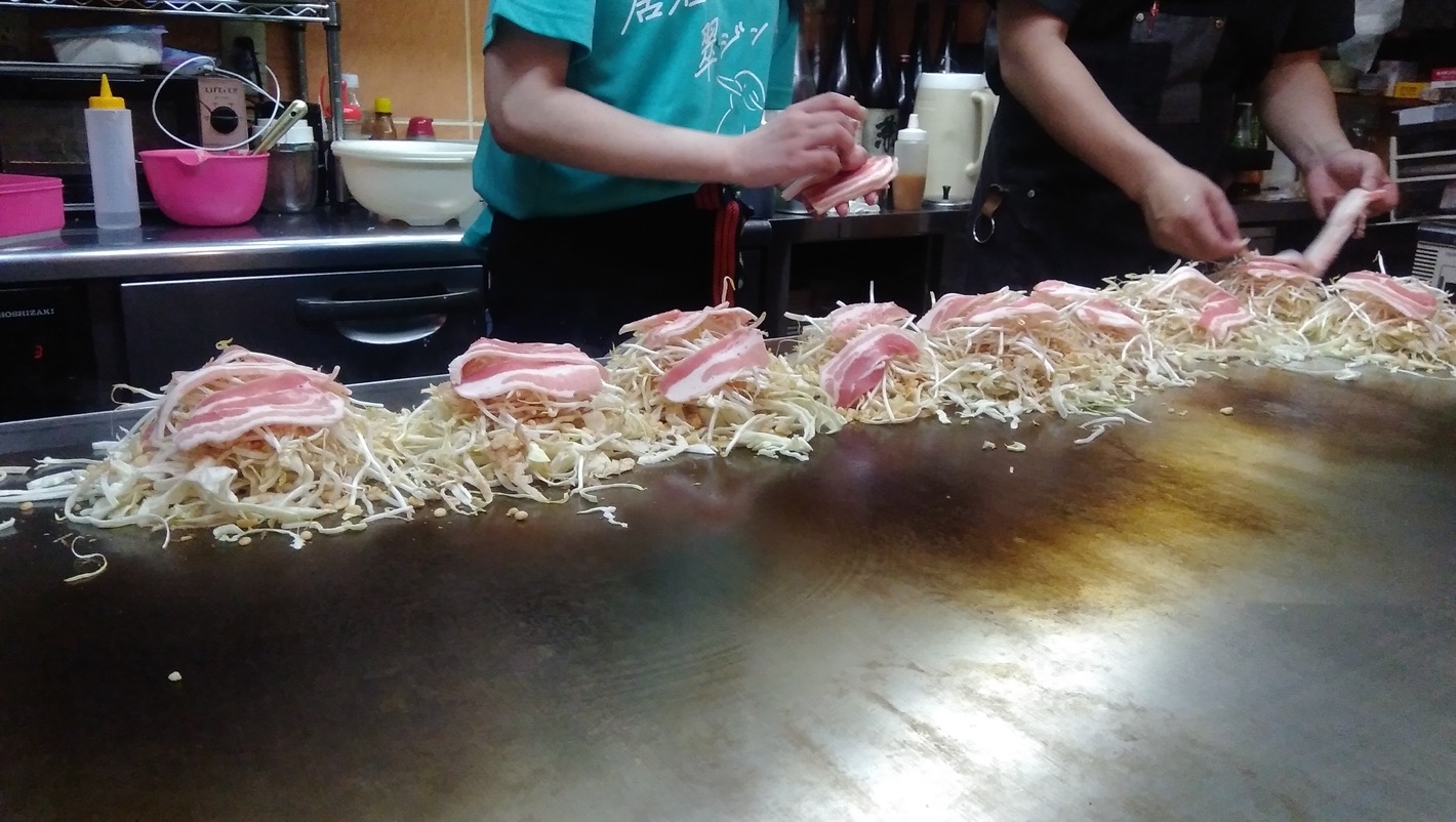 お好み焼きが10枚