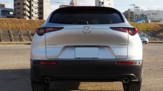 CX-30さんのリアはちょっと困った顔