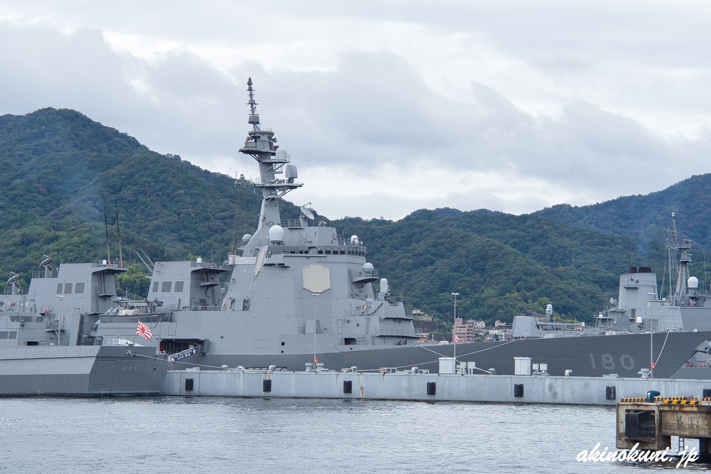先週来呉した護衛艦はぐろ（DDG-180）