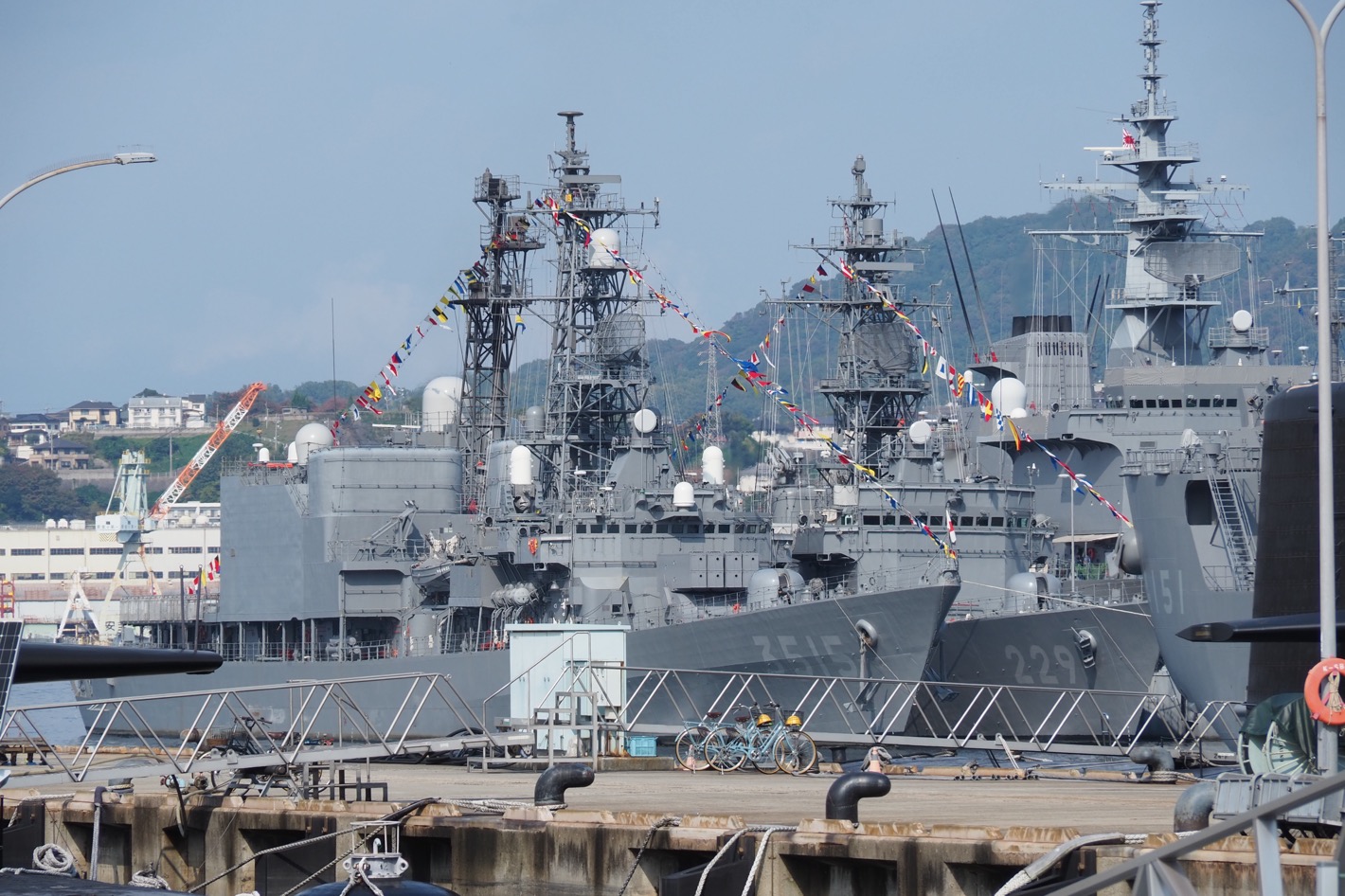 呉基地の満艦飾 2025年11月1日